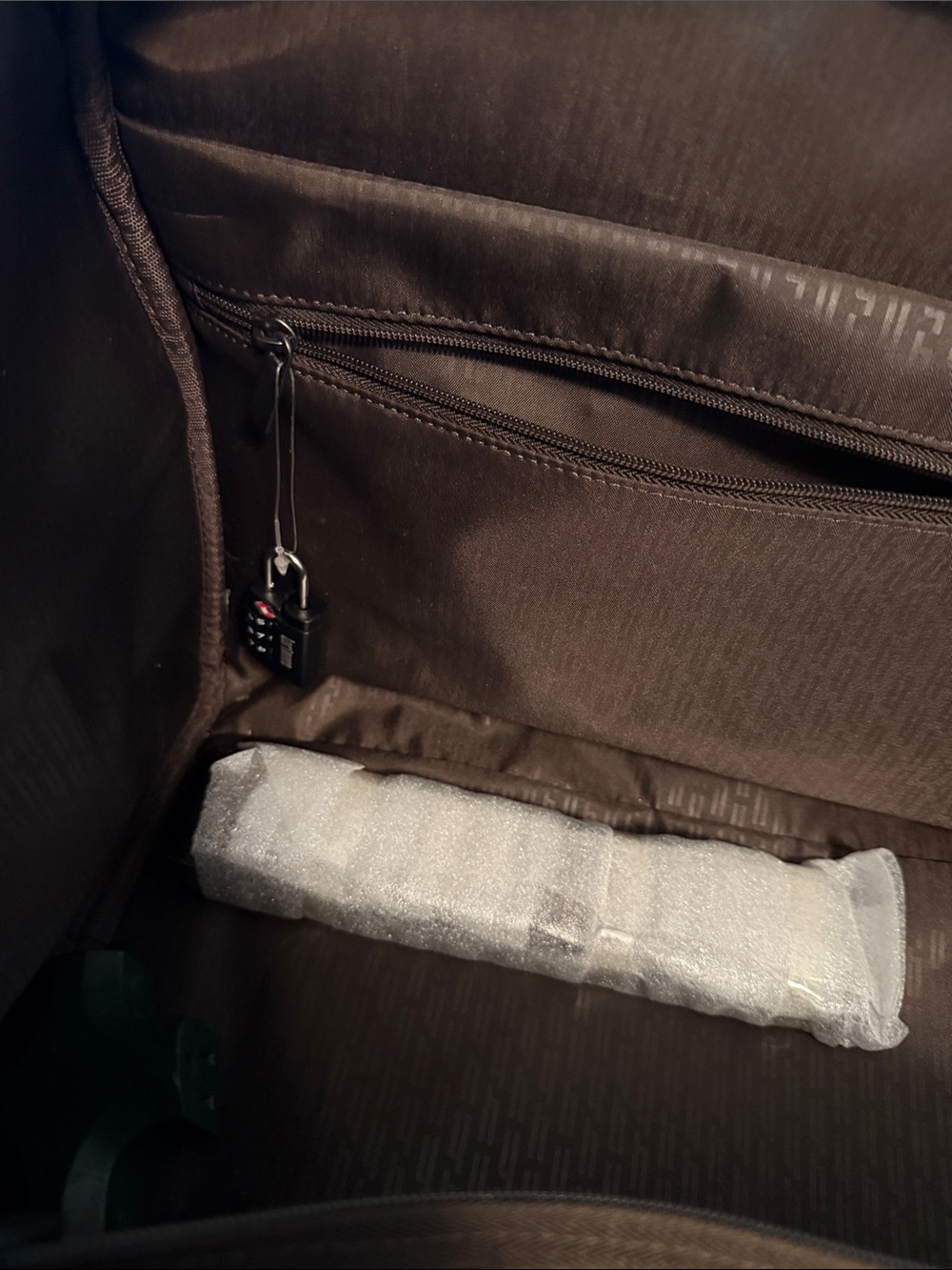 Hartmann Taupe Textured Duffel Bag for Men - Picture 5 of 7